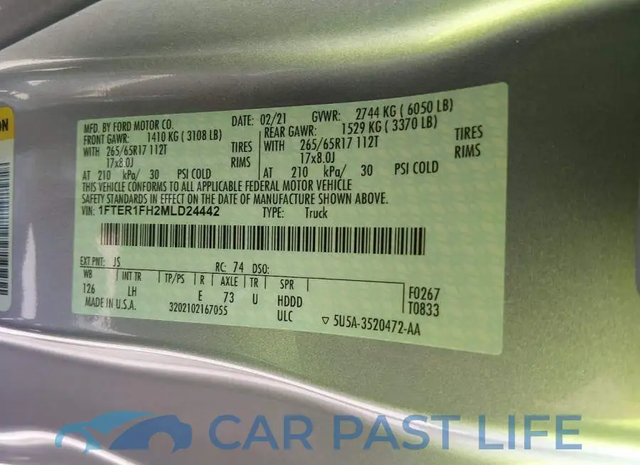 1FTER1FH2MLD24442# 9
