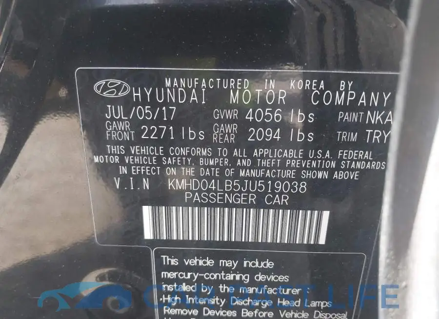 KMHD04LB5JU519038# 9