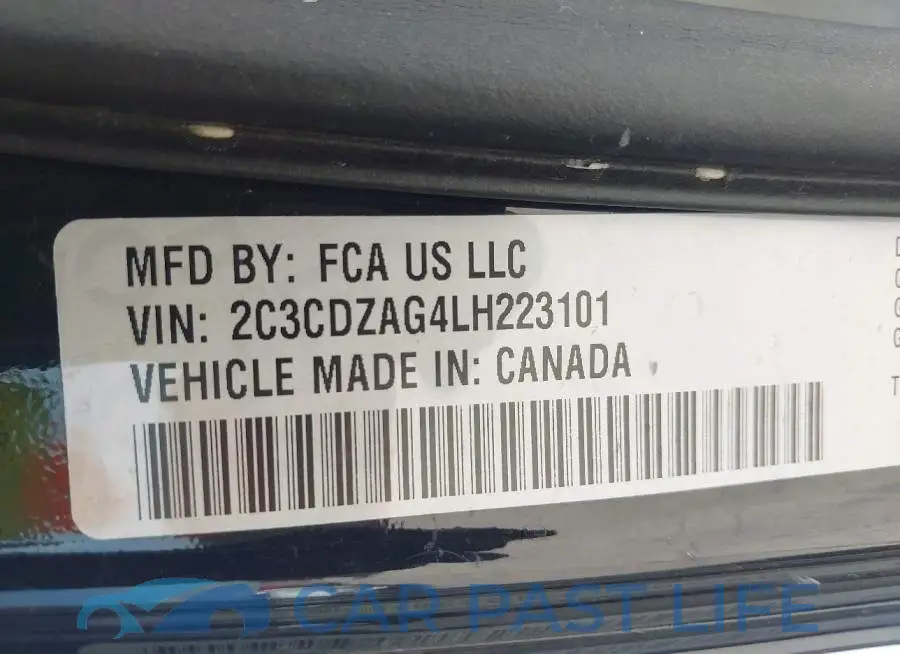 2C3CDZAG4LH223101# 9