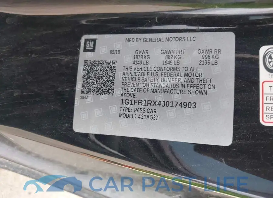 1G1FB1RX4J0174903# 9
