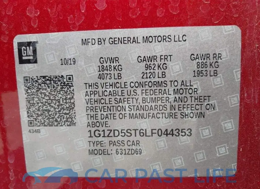 1G1ZD5ST6LF044353# 9