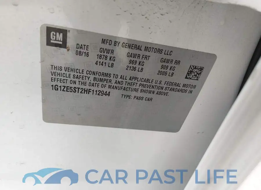 1G1ZE5ST2HF112944# 9