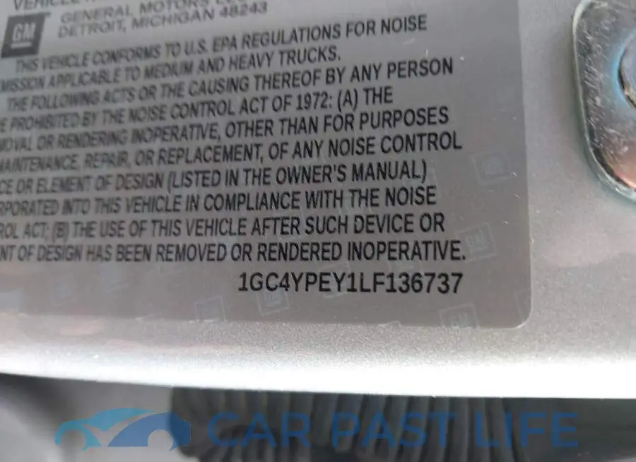 1GC4YPEY1LF136737# 9