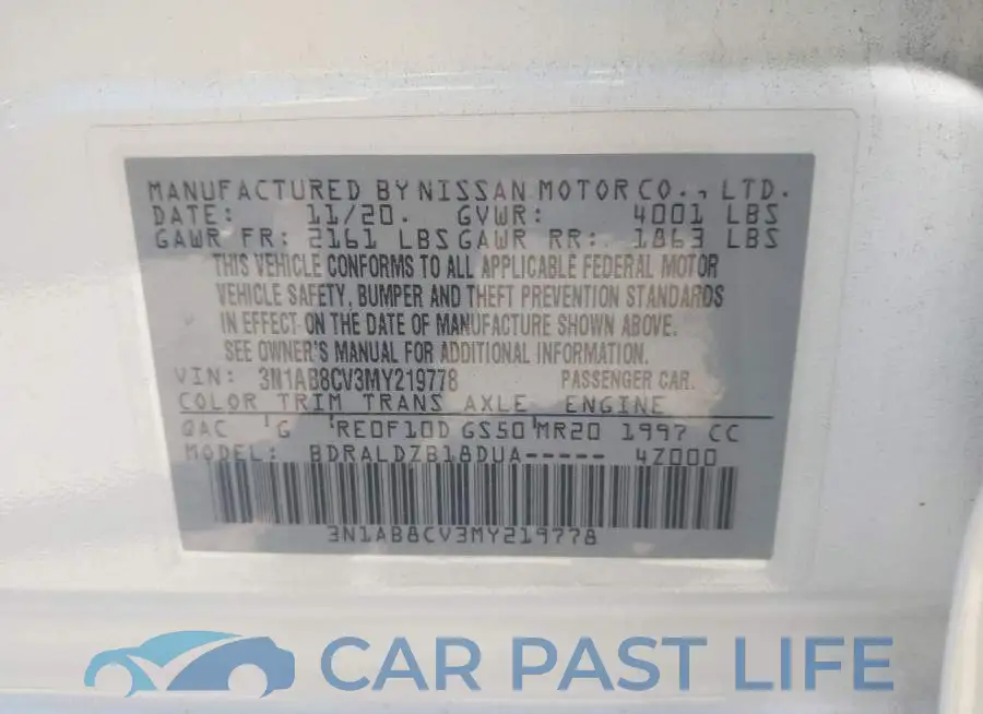 3N1AB8CV3MY219778# 9