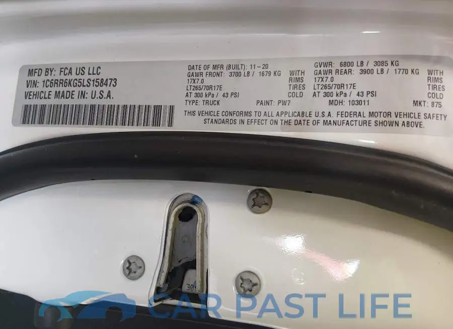 1C6RR6KG5LS158473# 9