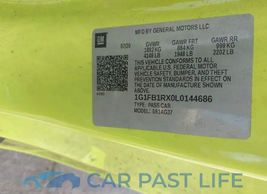 1G1FB1RX0L0144686# 9