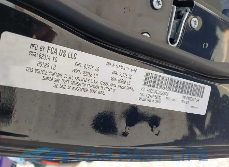 2C3CDXBG1GH228698# 9