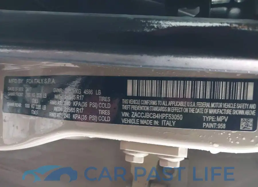 ZACCJBCB4HPF53050# 9