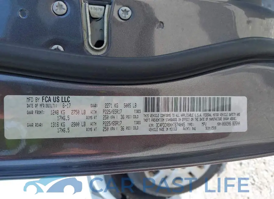 3C4PDCABXHT674045# 9