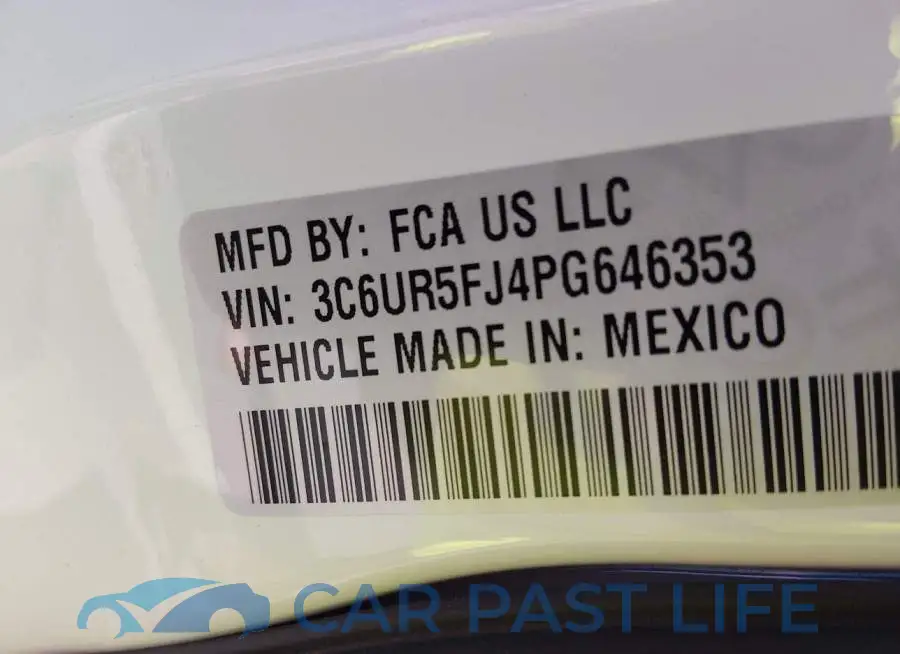 3C6UR5FJ4PG646353# 9