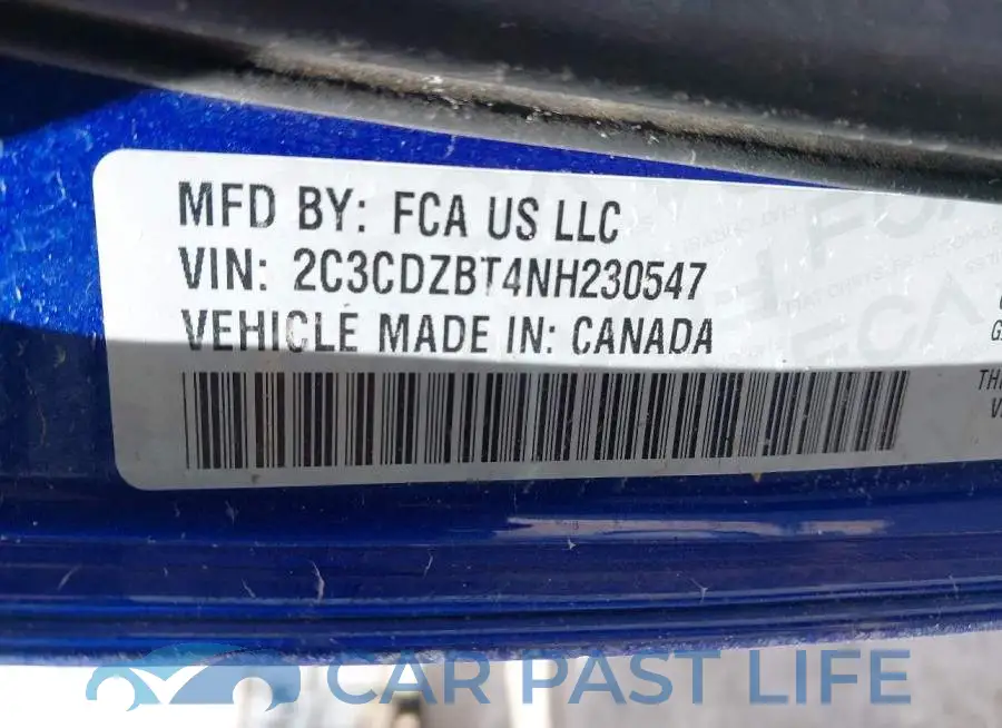 2C3CDZBT4NH230547# 9
