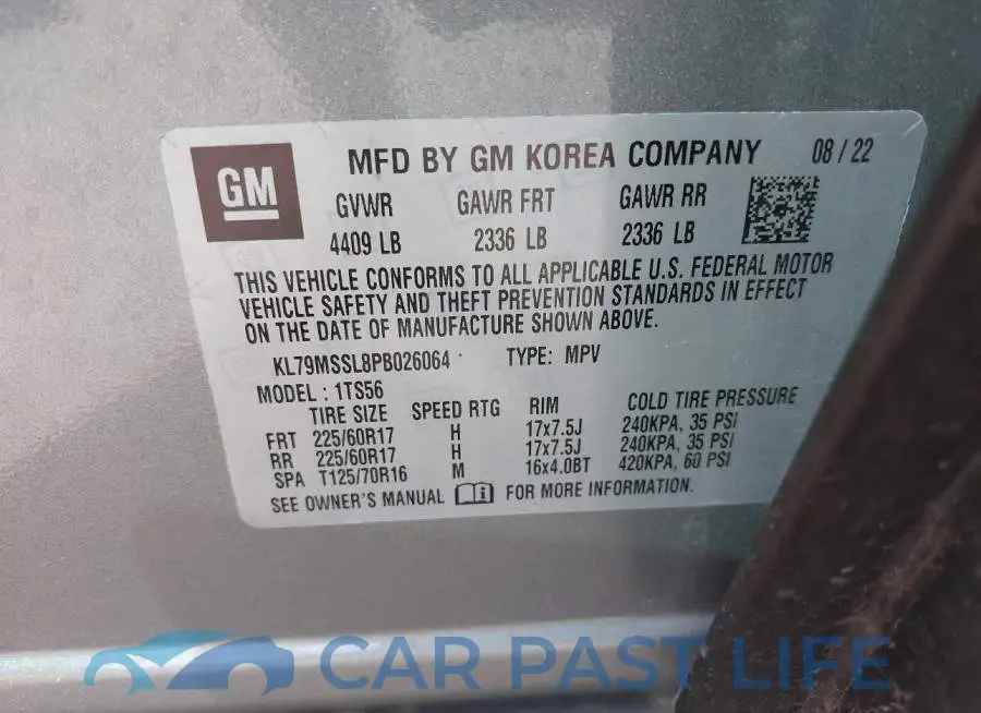 KL79MSSL8PB026064# 9