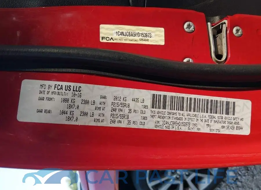 1C4NJCBA5HD153973# 9