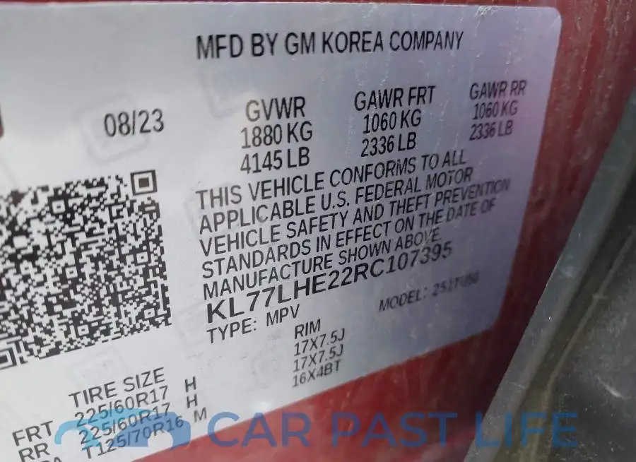 KL77LHE22RC107395# 9