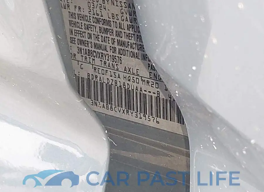 3N1AB8CVXRY319576# 9