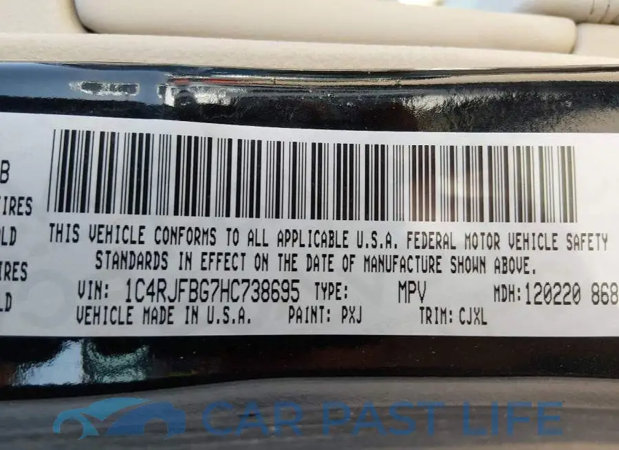 1C4RJFBG7HC738695# 9