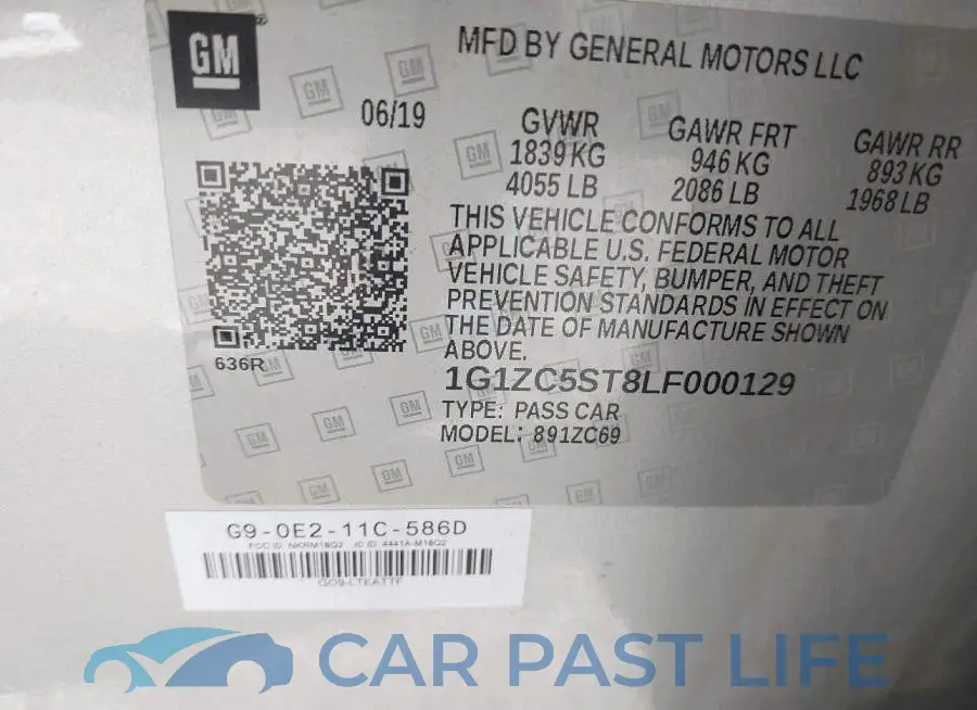 1G1ZC5ST8LF000129# 9