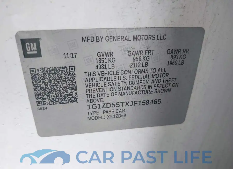 1G1ZD5STXJF158465# 9