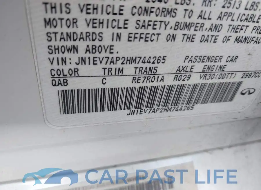 JN1EV7AP2HM744265# 9