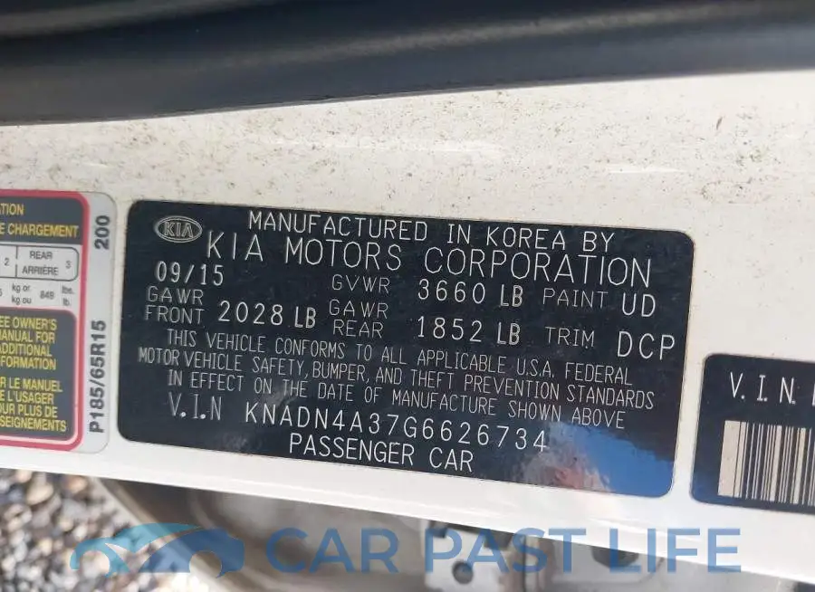 KNADN4A37G6626734# 9