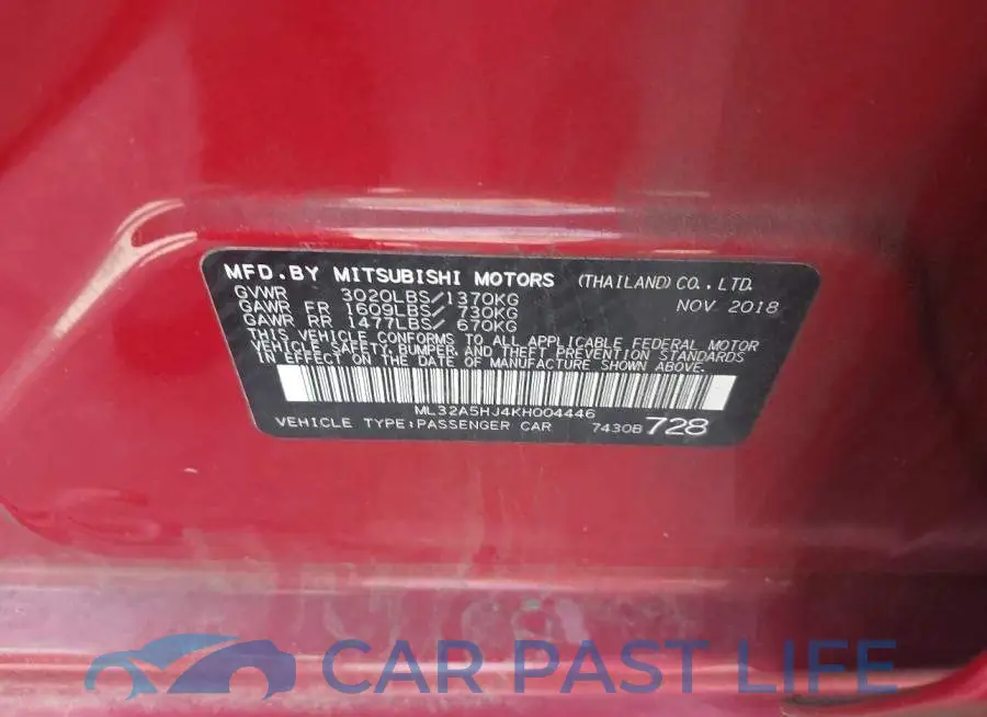 ML32A5HJ4KH004446# 9