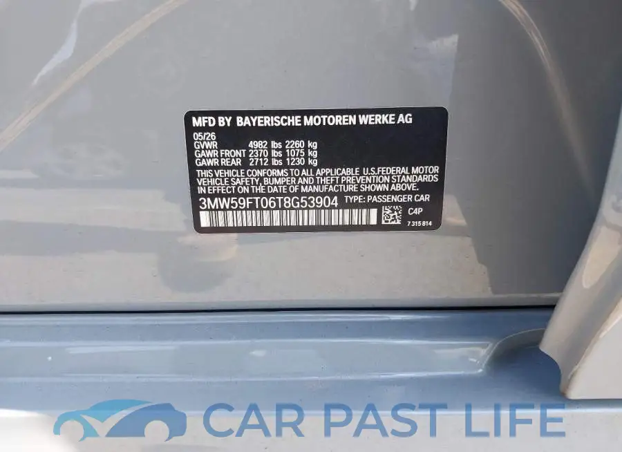 3MW59FT06T8G53904# 9
