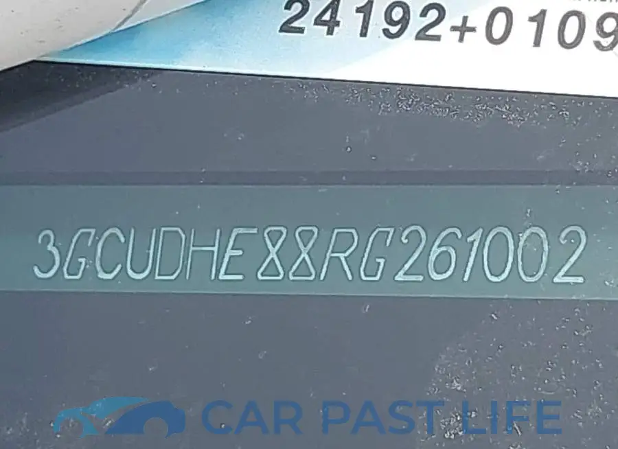 3GCUDHE88RG261002# 18