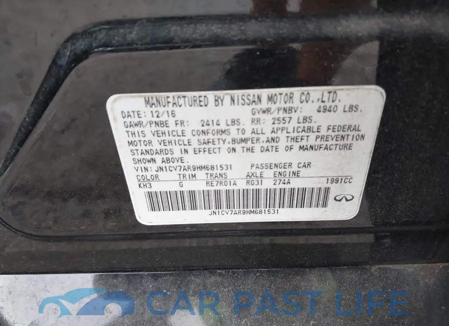 JN1CV7AR9HM681531# 9