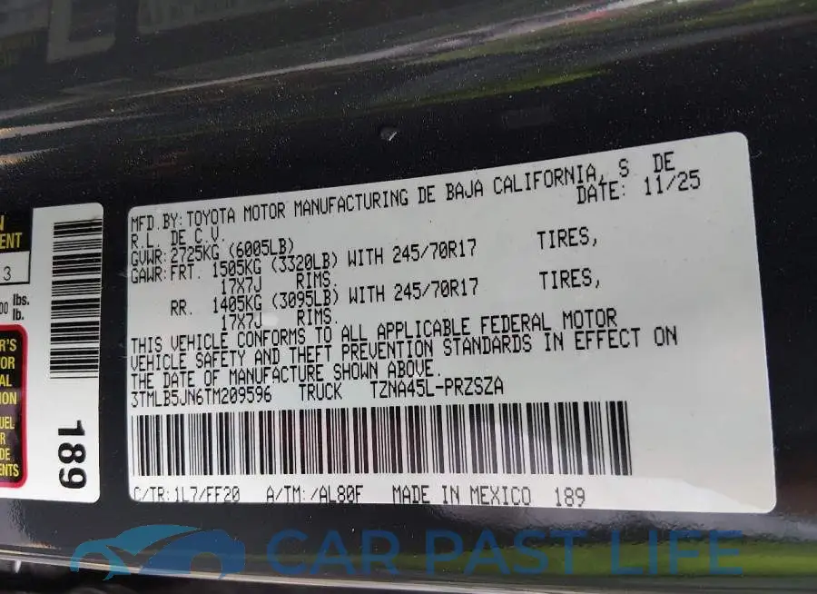 3TMLB5JN6TM209596# 9