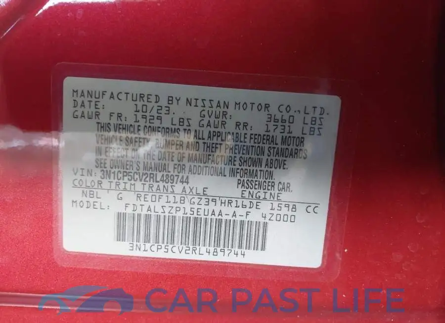 3N1CP5CV2RL489744# 9