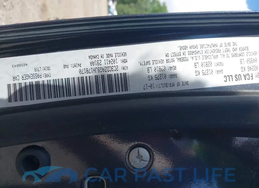 2C3CDZAG9JH178170# 9