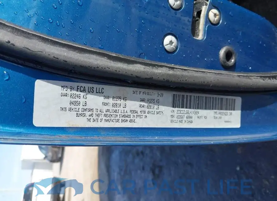 2C3CDZJG6LH143024# 9