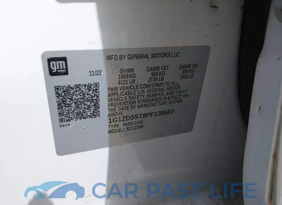 1G1ZD5ST8PF139602# 9