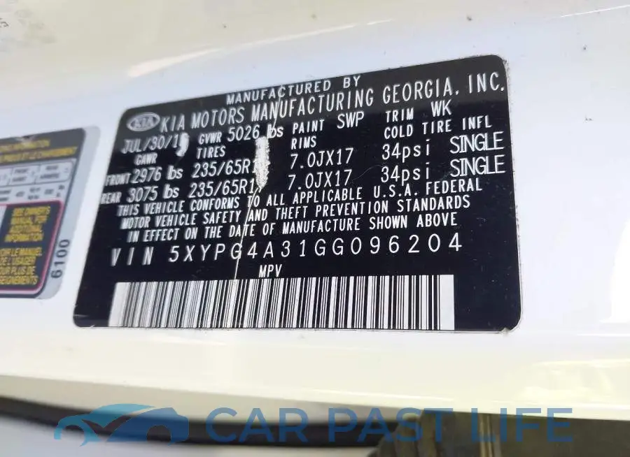 5XYPG4A31GG096204# 9