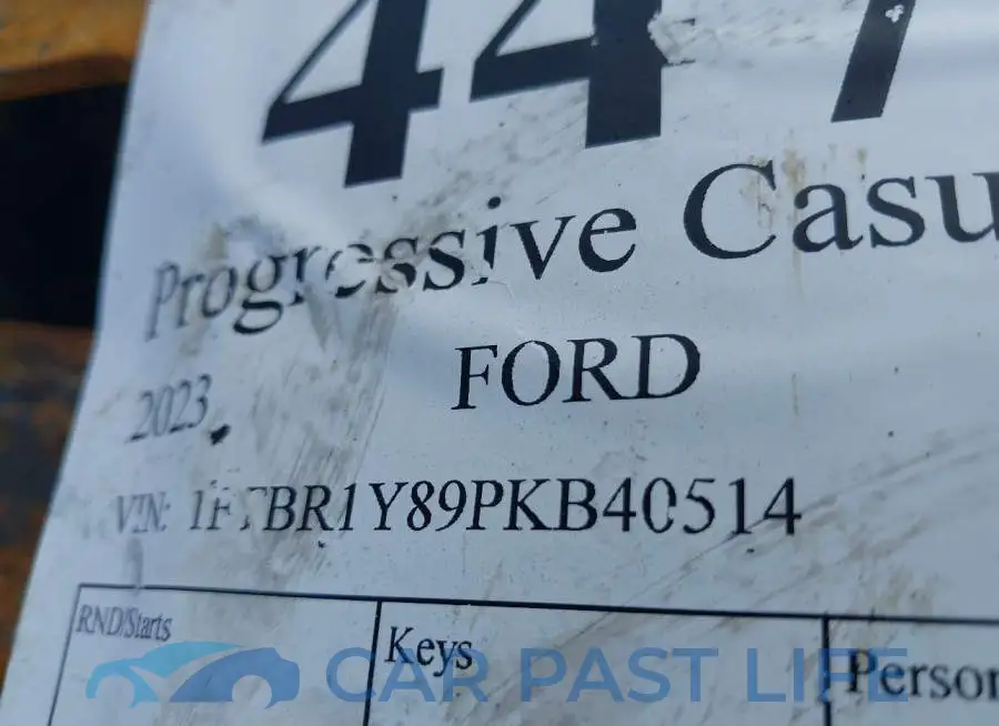 1FTBR1Y89PKB40514# 9