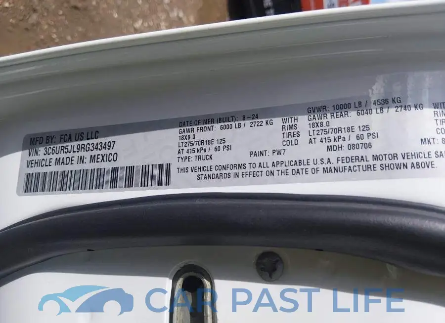 3C6UR5JL9RG343497# 9