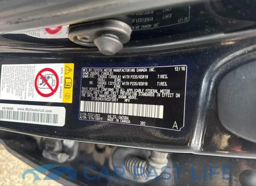 2T2BZMCA1HC072851# 9