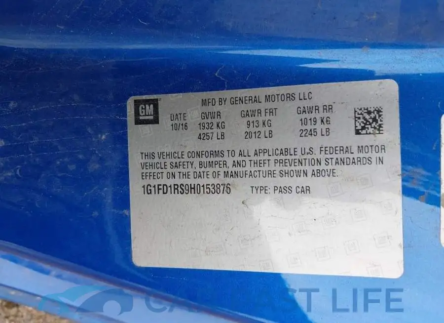1G1FD1RS9H0153876# 9