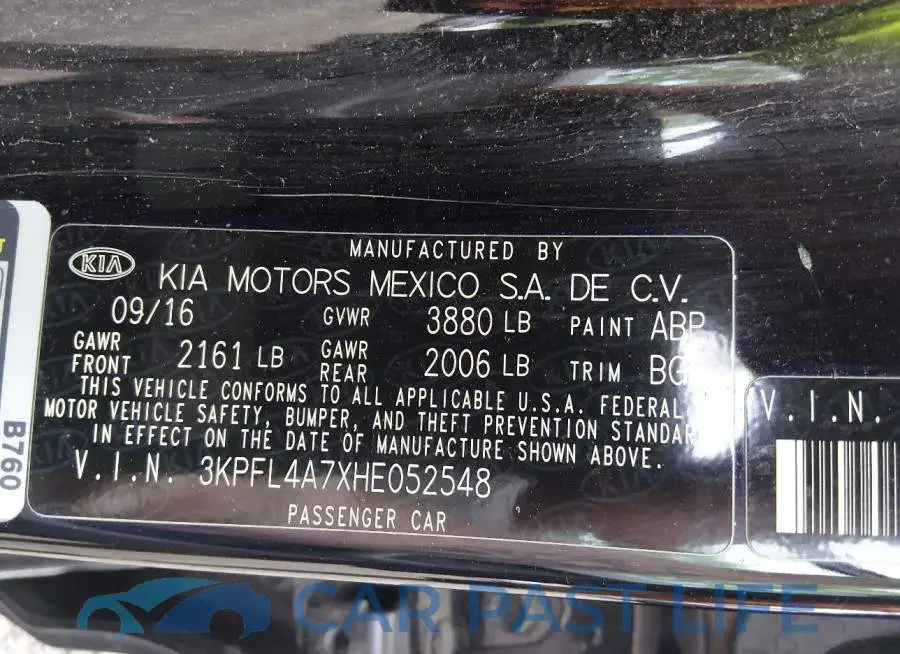3KPFL4A7XHE052548# 9