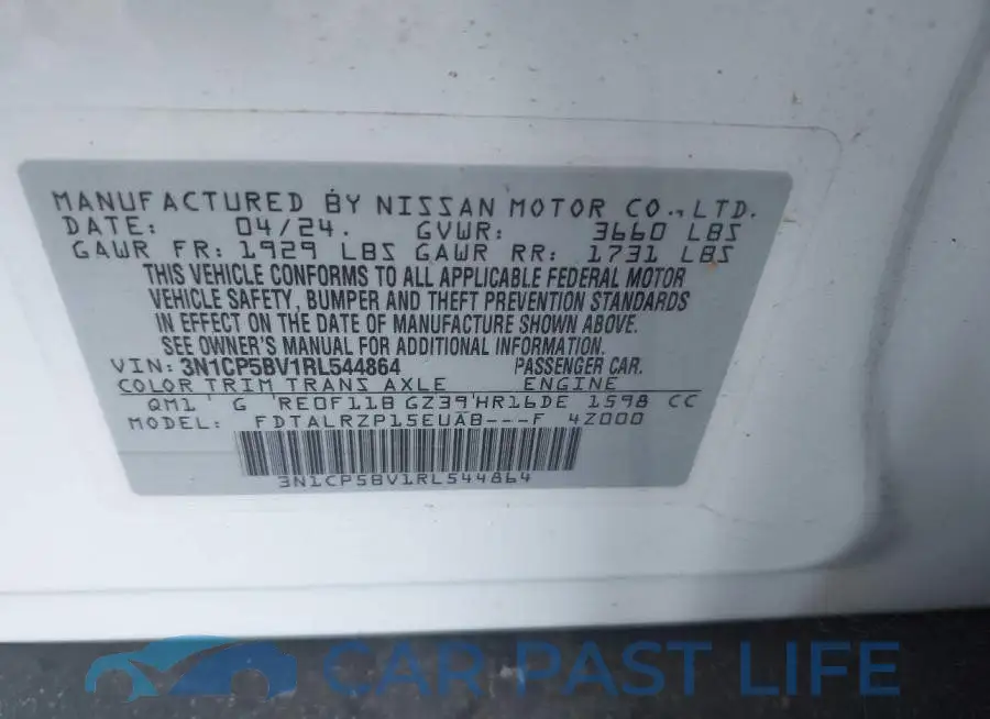 3N1CP5BV1RL544864# 9