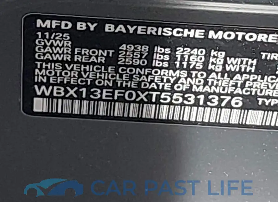 WBX13EF0XT5531376# 9