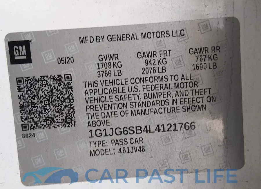 1G1JG6SB4L4121766# 9