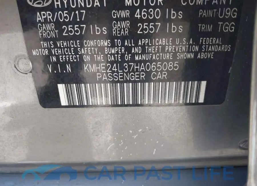 KMHE24L37HA065085# 9