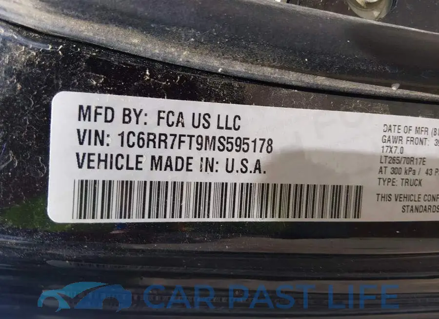 1C6RR7FT9MS595178# 9