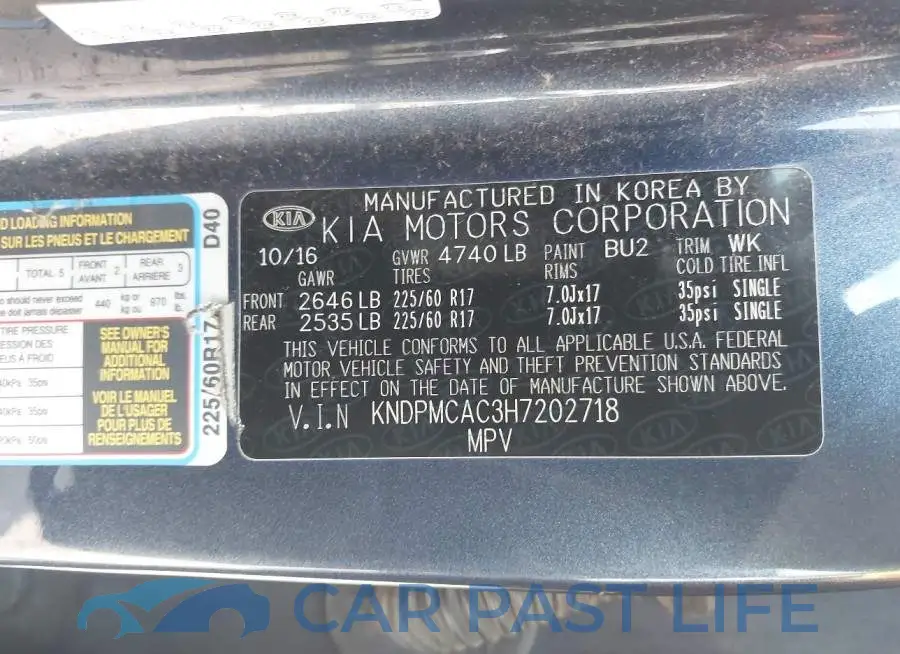 KNDPMCAC3H7202718# 9