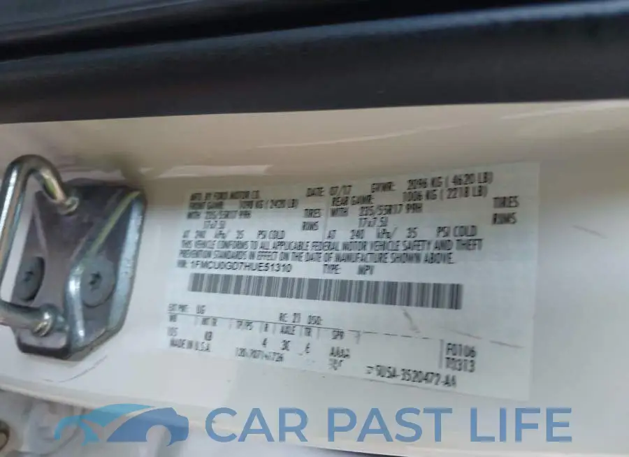 1FMCU0GD7HUE51310# 9