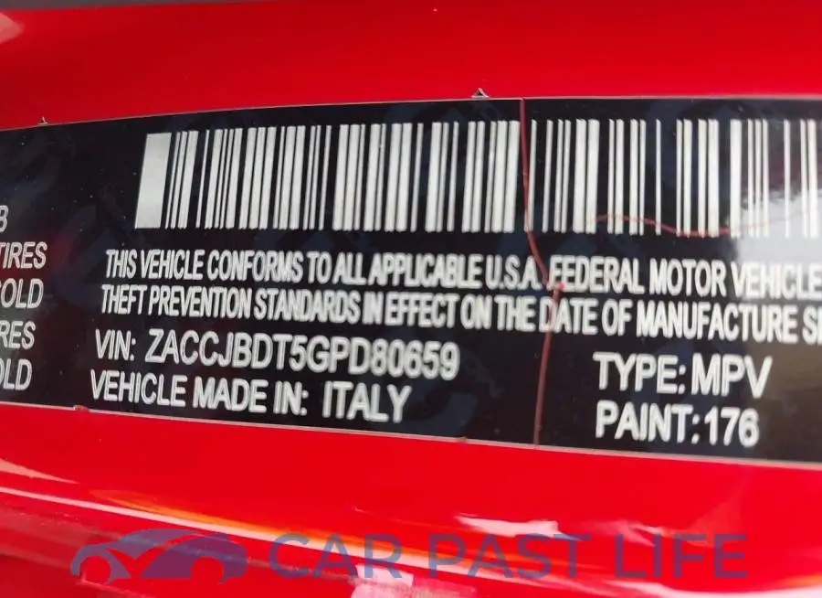 ZACCJBDT5GPD80659# 9
