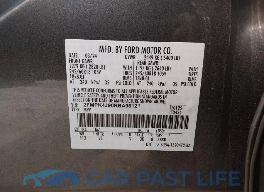 2FMPK4J90RBA96121# 9