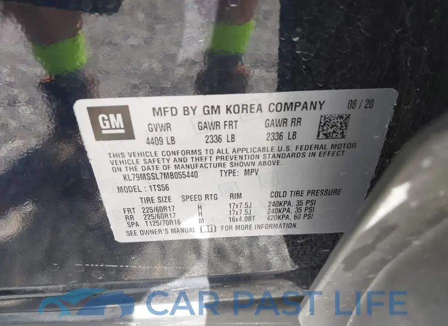 KL79MSSL7MB055440# 9