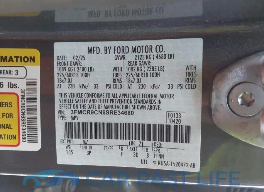 3FMCR9CN6SRE34680# 9